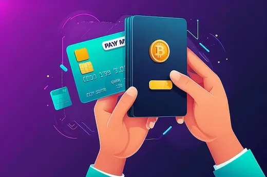A crypto-branded payment card